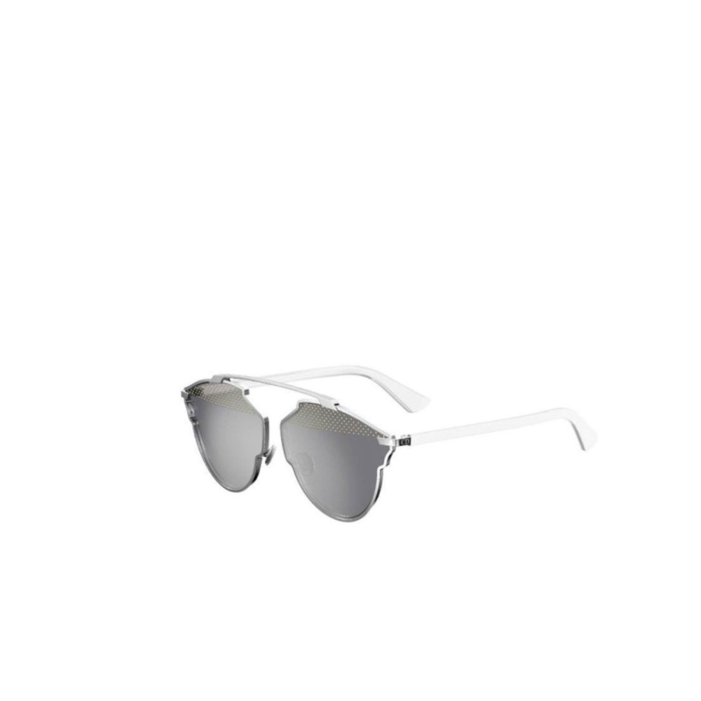 Dior Silver and White Sunglasses